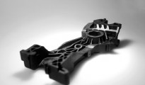 Exotic resin replaces metal in gear shift lever