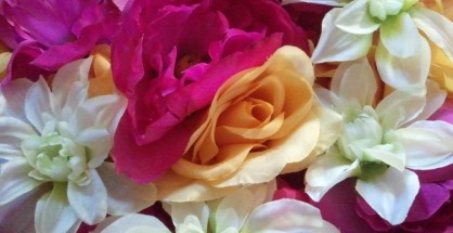 Instead of fresh-cut, try plastic flowers?