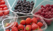 First to market auto-denest 'one size fits all' soft fruit punnet range First to market auto-denest 'one size fits all' soft fruit punnet range