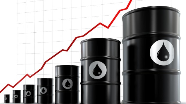 Oil rises near $97 a barrel; US gas prices fall