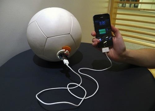 Energy-Harvesting Soccer Ball Gets a Kickstart