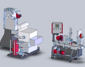 New Econ underwater pelletizing system with integrated band filter New Econ underwater pelletizing system with integrated band filter