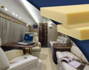 BASF's Basotect improves sound insulation in luxurious helicopter BASF's Basotect improves sound insulation in luxurious helicopter