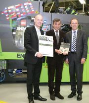 ENGEL hands 1500th machine over to the LEGO Group ENGEL hands 1500th machine over to the LEGO Group