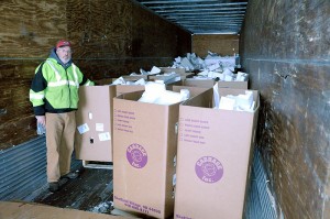 Recycling centers busy after christmas Recycling centers busy after christmas