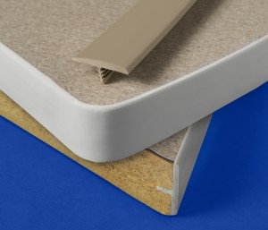 Polypropylene T-Edges for Furniture Provide Secure, Uniform Coverage around Curves, without Stress-Whitening or Trimming Polypropylene T-Edges for Furniture Provide Secure, Uniform Coverage around Curves, without Stress-Whitening or Trimming