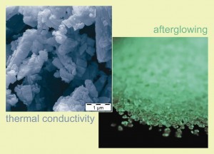 Superior thermal conductivity, glow-in-the-dark properties Superior thermal conductivity, glow-in-the-dark properties