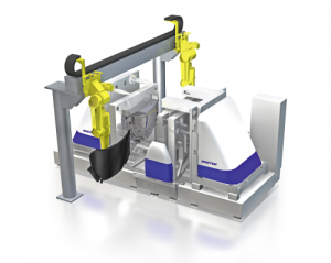 Automated construction of carbon fibre vehicle bonnets in 15 minutes Automated construction of carbon fibre vehicle bonnets in 15 minutes