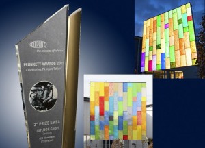 Innovative extrusion process for coloured ETFE architectural membranes wins 2nd prize in DuPont Plunkett Awards 2013 Innovative extrusion process for coloured ETFE architectural membranes wins 2nd prize in DuPont Plunkett Awards 2013