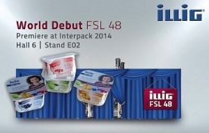 ILLIG's FSL 48 form, fill and seal line to makes world premiere at Interpack 2014 ILLIG's FSL 48 form, fill and seal line to makes world premiere at Interpack 2014