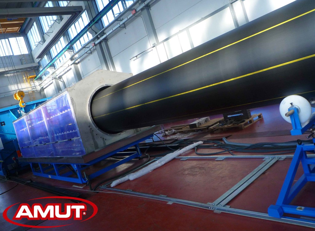 AMUT, ITALIAN MANUFACTURER OF EXTRUSION LINES FOR PIPES
