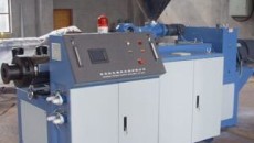 A plastic pipe processing machinery showcase by Sica