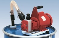 NON-METALLIC DRUM PUMP HANDLES ACIDS, CAUSTICS, SLURRIES