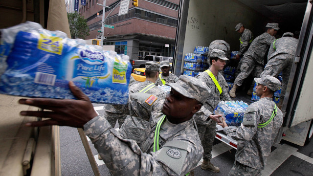 When disaster strikes, bottled water is the superhero