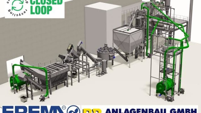B+B Anlagenbau and EREMA supply an expansion line for food grade HDPE to Closed Loop London