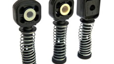 Plastic, rubber combine in critical gear shift component