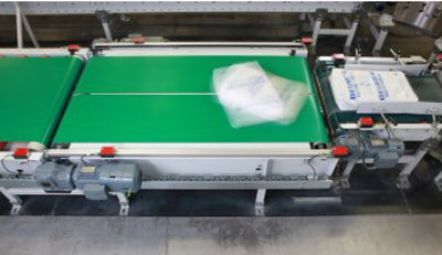 Beumer introduces new twin-belt turning device for gentle palletizing of filled bags