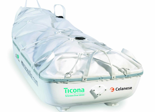 Celstran thermoplastic composite tapes tested in Arctic sled