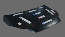 Lightweight CFRP engine hoods