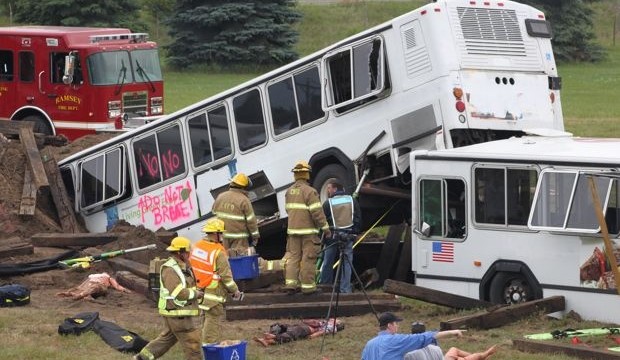 Metro's old rail cars used for disaster training, scrap