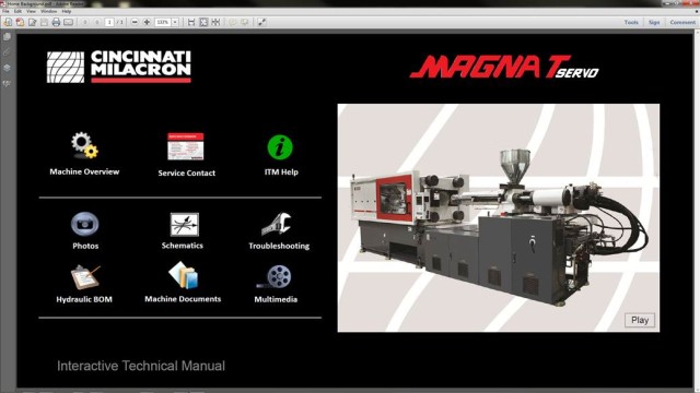 MILACRON® INTRODUCES THE INDUSTRY’S FIRST INTERACTIVE TECHNICAL MANUAL