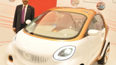 BASF smart forvision concept car developed by Daimler makes India debut