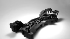 Exotic resin replaces metal in gear shift lever