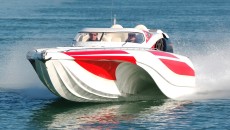 London 2012 Olympics Opening Ceremony Powerboat driven by David Beckham Fabricated using Scott Bader CrysticProducts