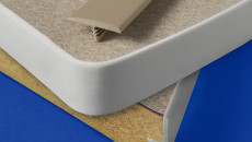 Polypropylene T-Edges for Furniture Provide Secure, Uniform Coverage around Curves, without Stress-Whitening or Trimming