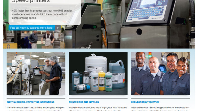 Videojet Launches Information-Rich Global Website