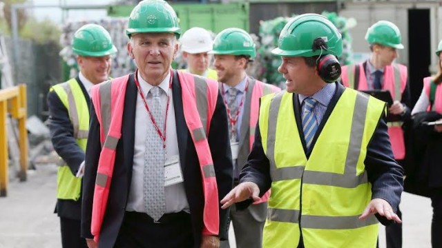 Vince Cable opens new plastic recycling line at world leading dagenham plant