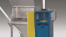 MANUAL DUMP SYSTEM HAS COMPACTOR, CONVEYOR
