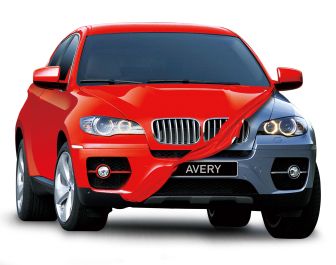 Avery Dennison offers paint replacement car wrap in over 30 colors and 3 finishes