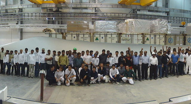 Gamesa opens wind turbine blade factory in India